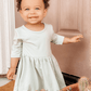 Cleo Pleated Dress - Mint