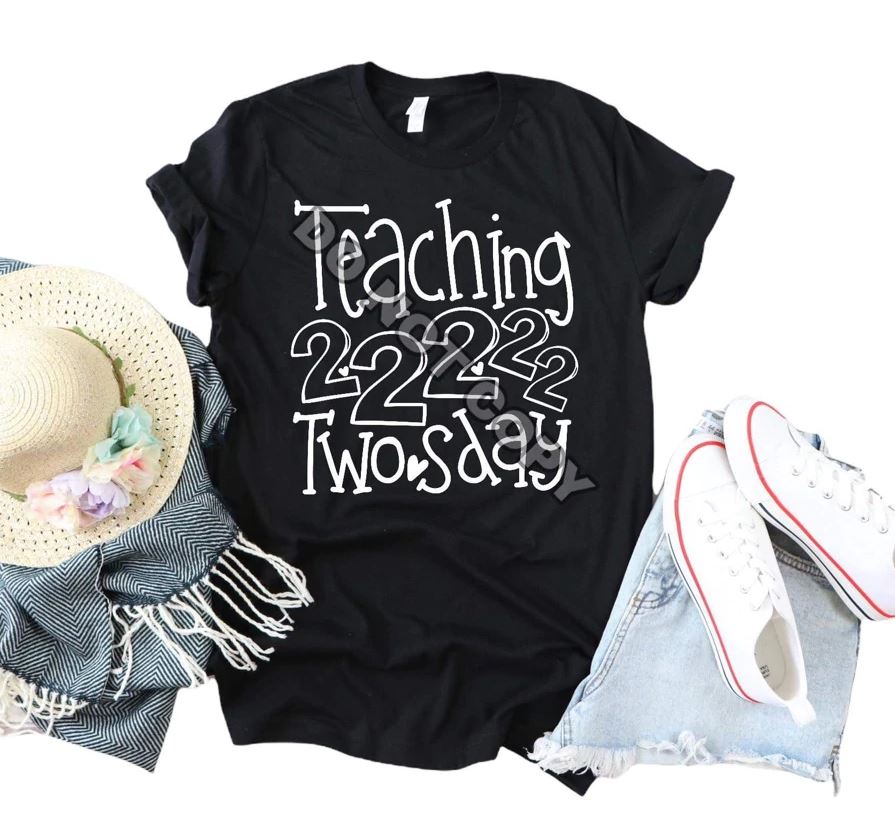 85. Teaching 22222 Day - White Ink