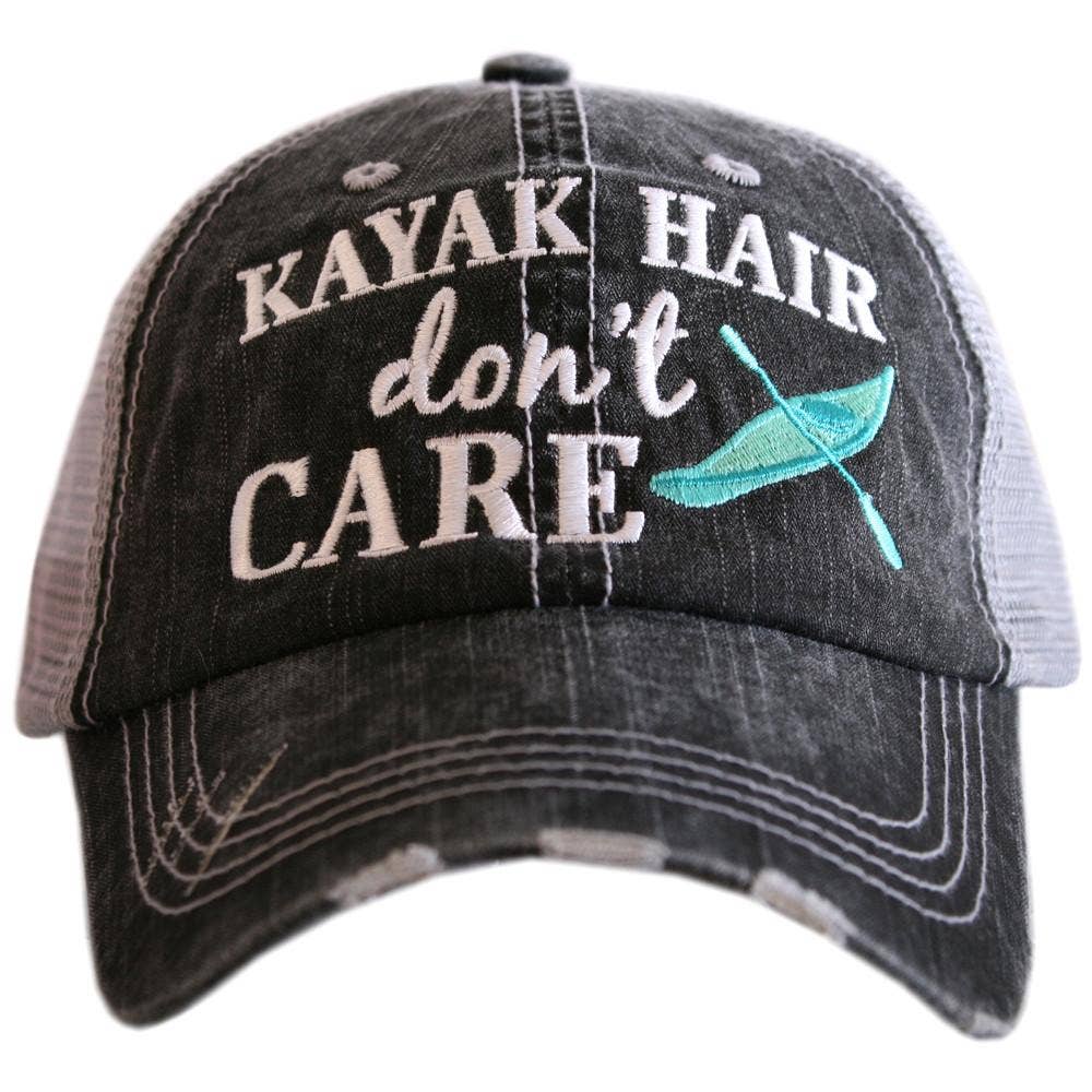 Kayak Hair Don't Care Trucker Hats