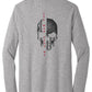 Long Sleeve - Grey - Skull Gold Star