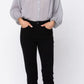Judy Blue HIGH RISE JET BLACK NON DISTRESSED BOYFRIEND