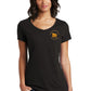 Ladies Short Sleeve Tee - Black - Lady Supporter