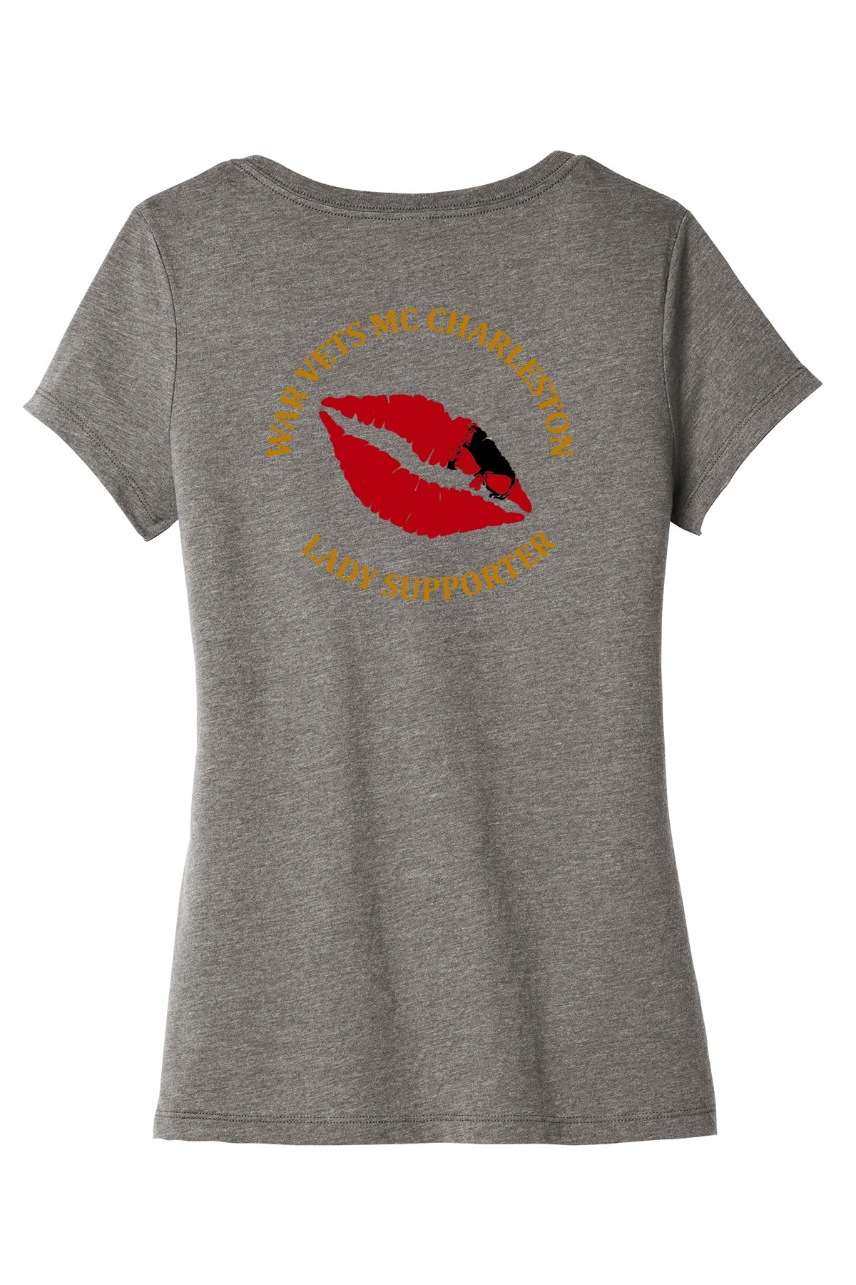 Ladies Short Sleeve Tee - Grey - Lady Supporter