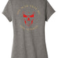 Ladies Short Sleeve Tee - Grey - Skull