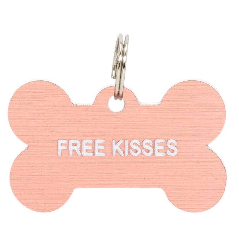 Free Kisses Dog Tag