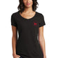 Ladies Short Sleeve Tee - Black - Lady Supporter