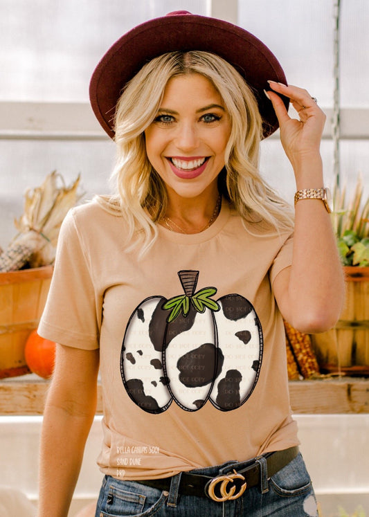 581. Cow Print Pumpkin - Full Color