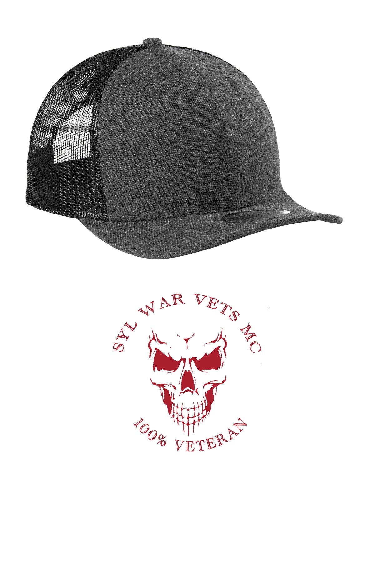 Hat Grey - Skull