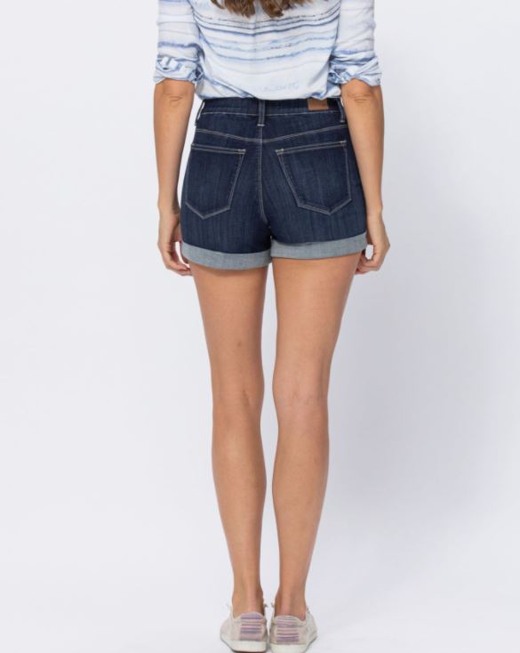 Hi - Waisted Pull On Shorts - Judy Blue