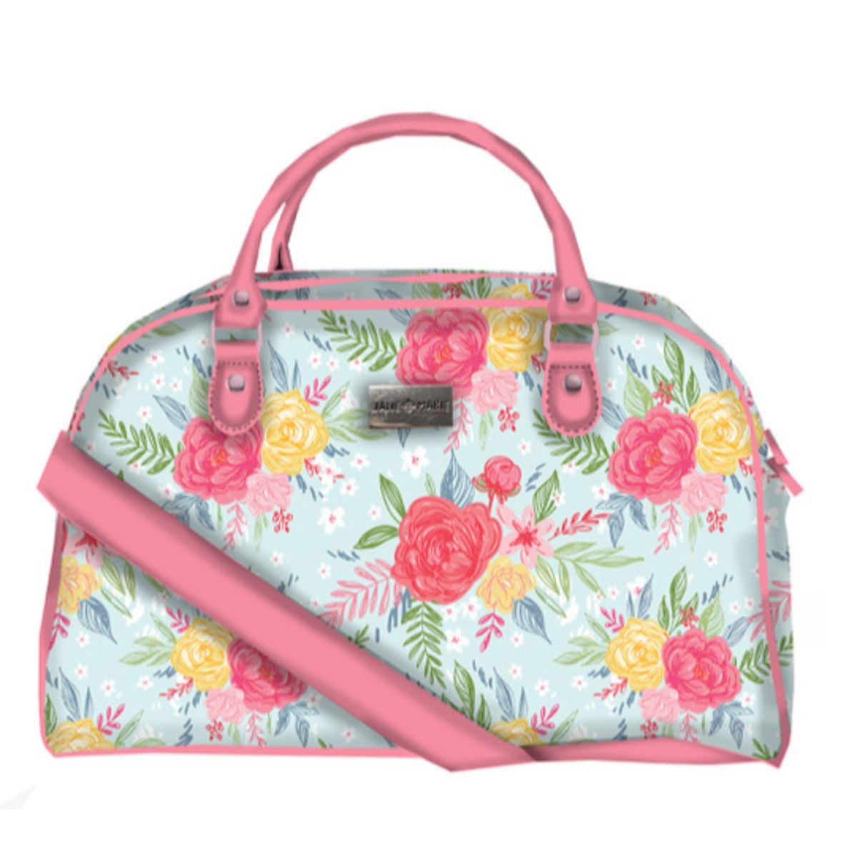 KIDS PRETTY IN PEONY OVERNIGHT BAG