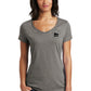 Ladies Short Sleeve Tee - Grey - Skull
