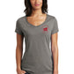 Ladies Short Sleeve Tee - Grey - Skull