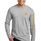 Long Sleeve - Grey - Skull all Red