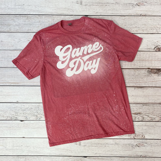 398. Vintage Game Day - White Ink