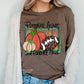 579. Pumpkins Leaves and Football Please - Full Color