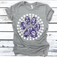 554. Purple Paw Swirl - Full Color
