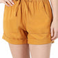 Linen Drawstring Shorts with Pockets