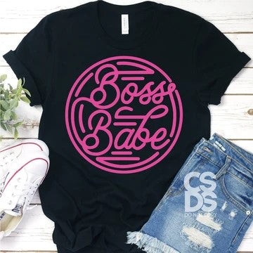 462. Boss Babe - Bright Pink Ink