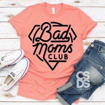 496. Bad Moms Club - Black Ink