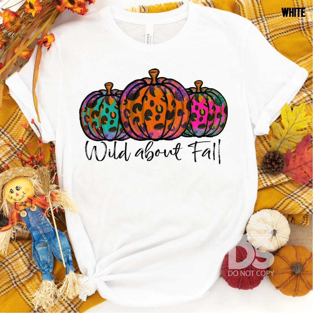 534. Colorful Leopard Pumpkins Wild About Fall - Full Color
