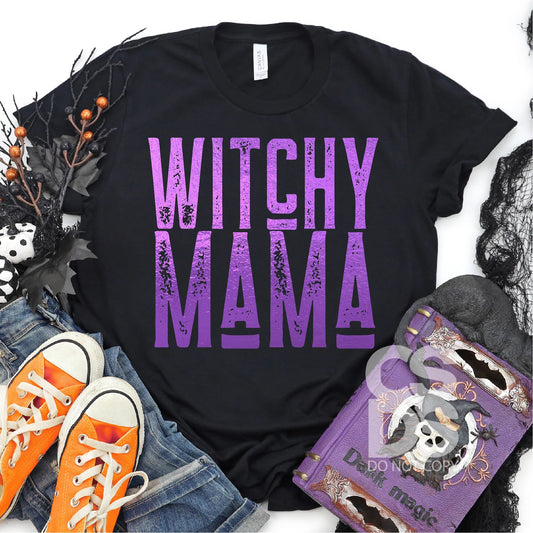 515. Witchy Mama - Metallic Purple Ink