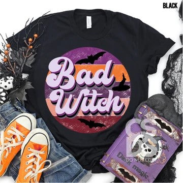 519. Retro Bad Witch - Full Color