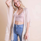 Floral Embroidered Stitch Kimono