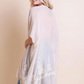 Floral Embroidered Stitch Kimono
