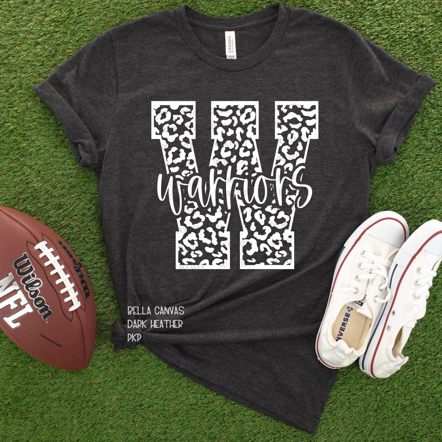 573. Warriors Leopard - White Ink