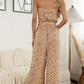 Strapless Wide Leg Jumpsuit