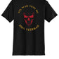 Ladies Short Sleeve Tee - Black - Skull