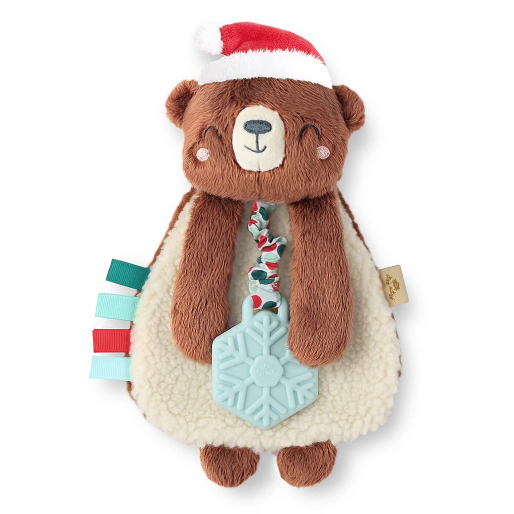 NEW Itzy Lovey™ Holiday Bear Plush + Teether Toy