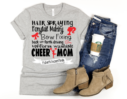 143. Cheer Mom Hair Spray - Full Color