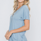 Dusty Blue Light Weight Top
