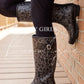 Rachael Rainboot Tall - Black Leopard