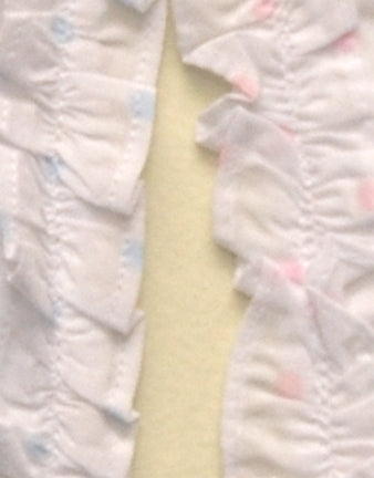 Cotton Ruffle Infant Bib