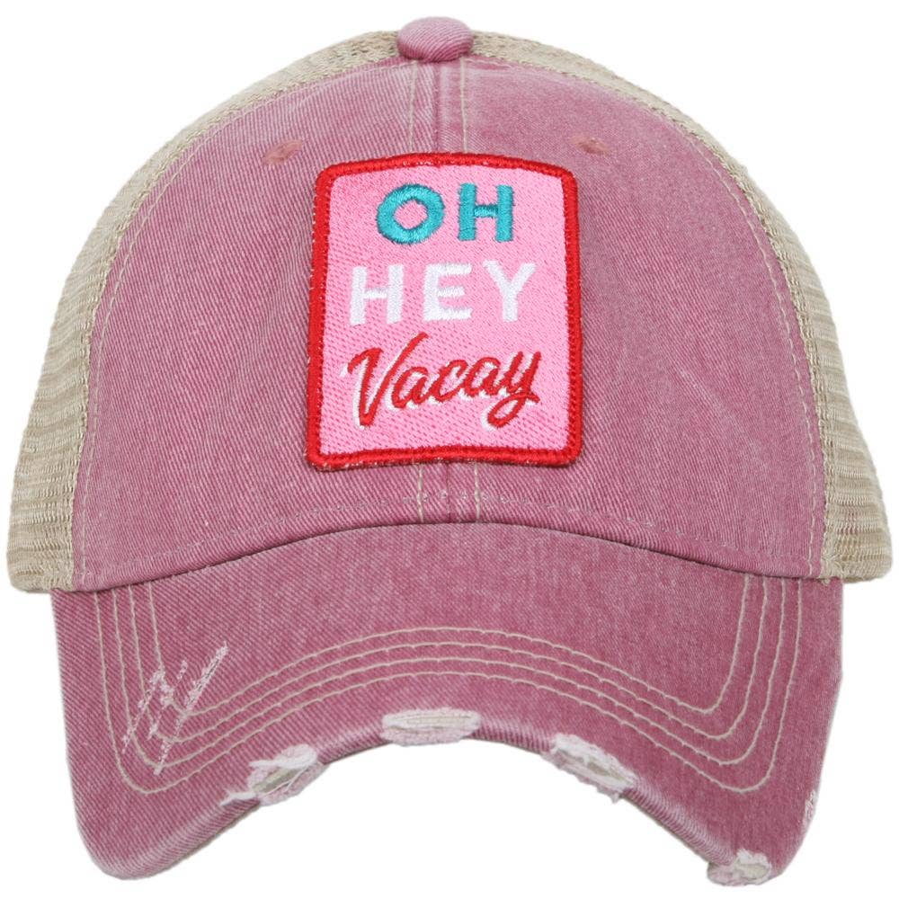 Oh Hey Vacay Trucker Hats