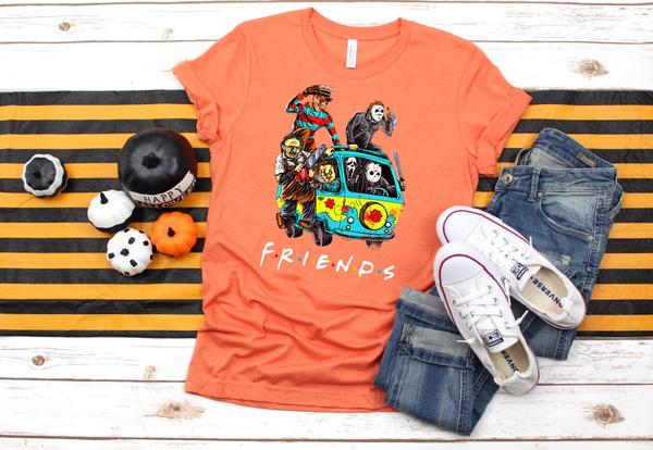 708. Halloween F.R.I.E.N.D.S - full color