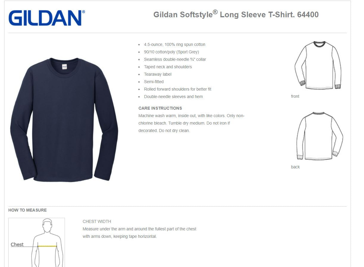 Gildan Softstyle® Long Sleeve T-Shirt