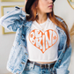 184. Be Kind Heart - Orange Ink