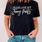 371. Jeans are my fancy pants - White Ink