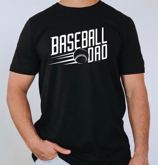 703. Baseball Dad - White Ink