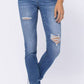 Judy Blue Rainbow Thread Skinny Jeans
