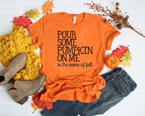 60. Pour Some Pumpkin On Me - Black Ink